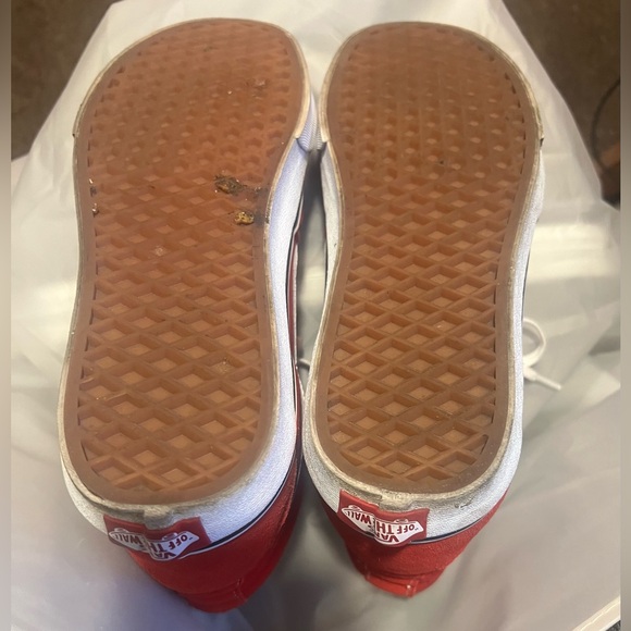 Vans Red SK8-Hi Shoe - Picture 5 of 8